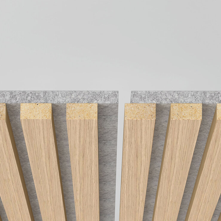 Artika Sonolok Acoustic Wall Panel Set in Oak & Grey, 4 Pack