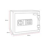 Phoenix 19 Litre Centurion FS1201E Fire and Security Safe with Electronic Lock