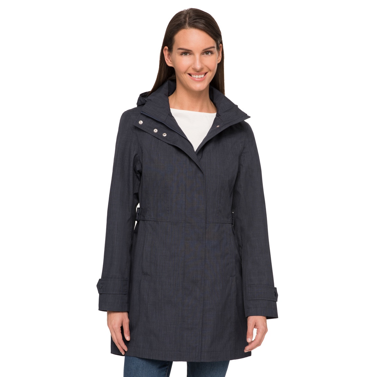 Kirkland Signature Women's Trench Coat in Navy Costco UK