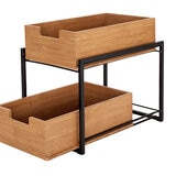 Seville 2 tier sliding bin organiser
