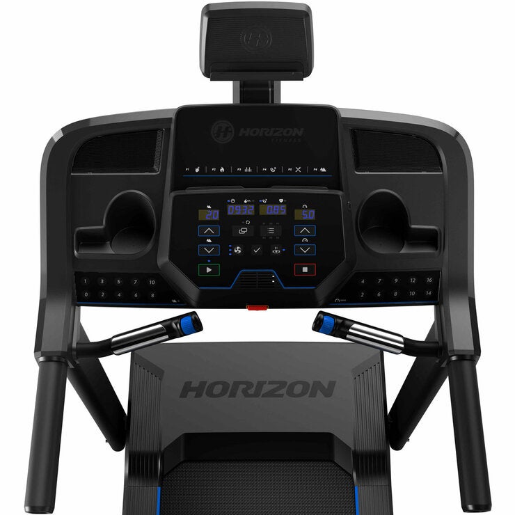 Studio image of the controls of the treadmill Studio image of the controls of the treadmill