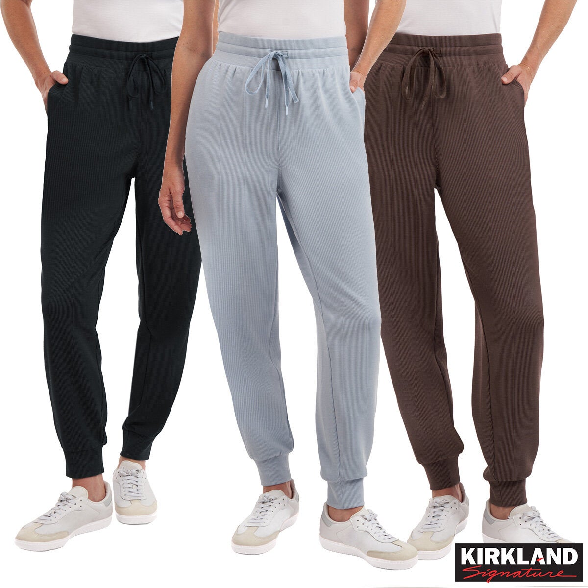 Kirkland Signature Ladies Active Ribbed Jogger Kirkland Signature Ladies Active Ribbed Jogger