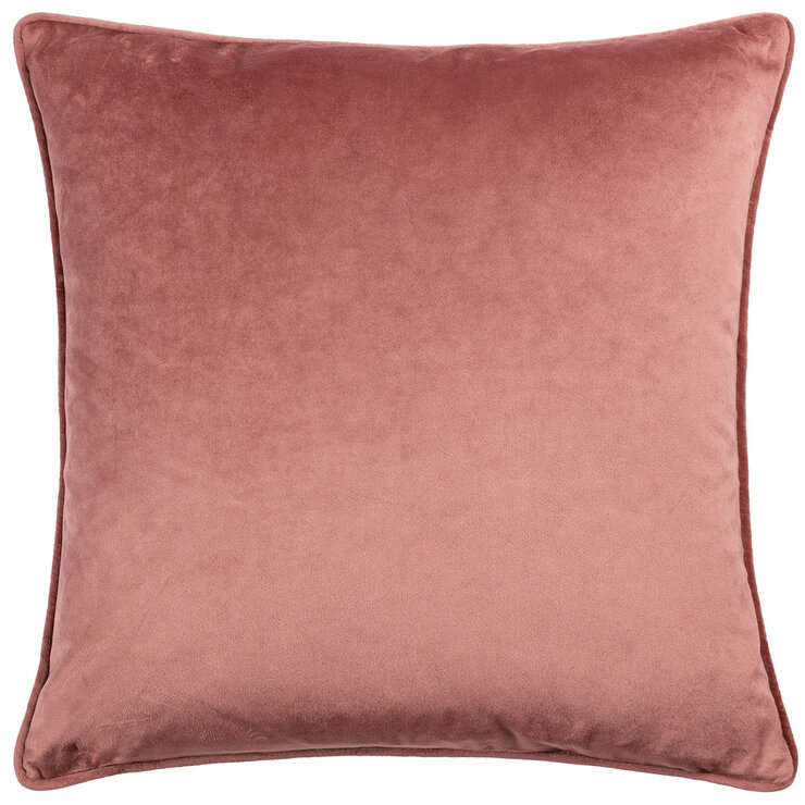 Furn Lanzo Velvet Feather Fill Cushion 2 Pack in Pink, 45 x 45 cm