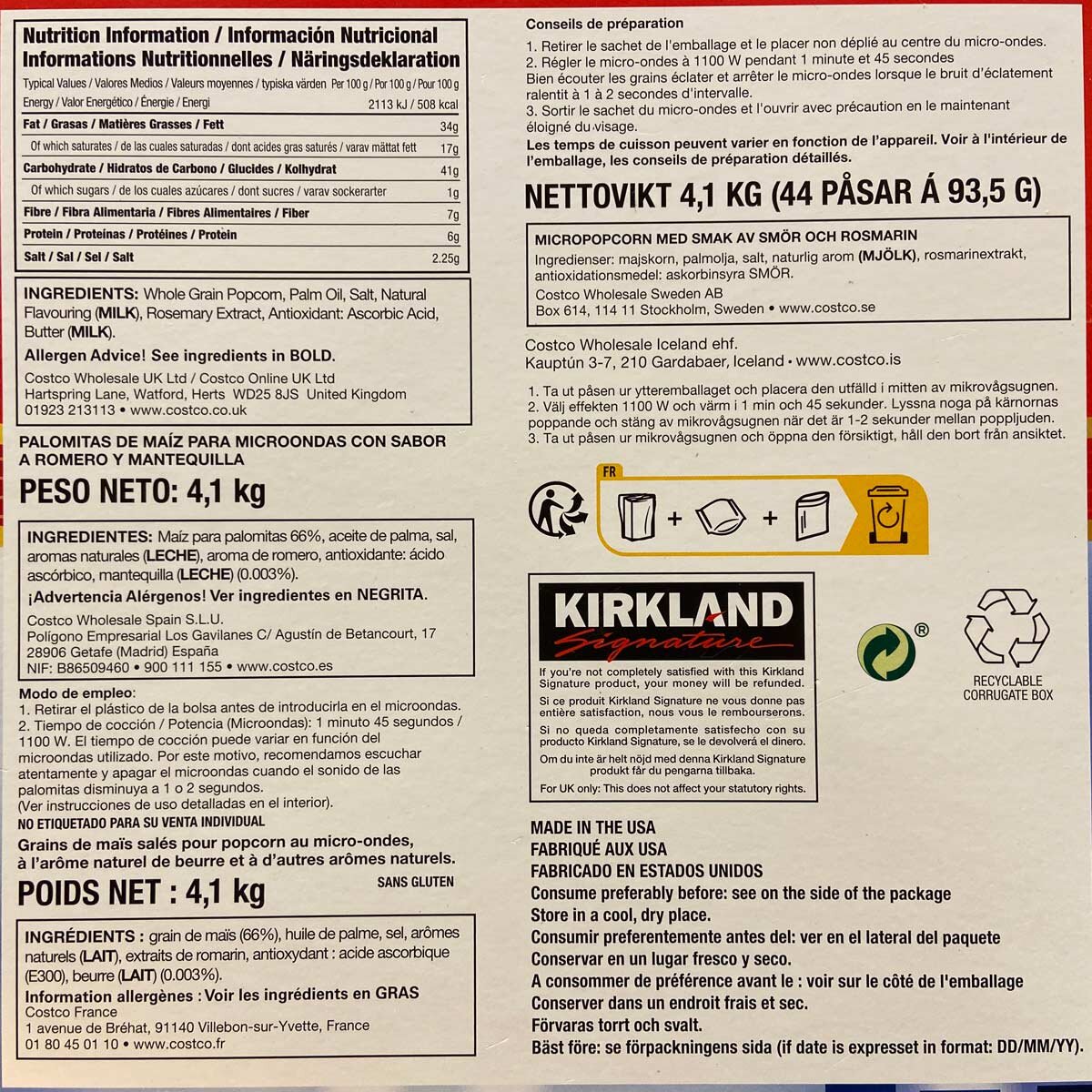 Nutritional Information