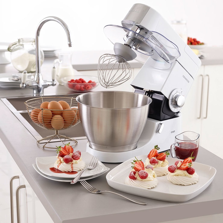 Kenwood Chef Premier Stand Mixer, 4.6L, White KMC515 | Costco UK