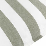 Yard Hayle Green Striped Indoor Outdoor Cushion, 50 x 50 cm