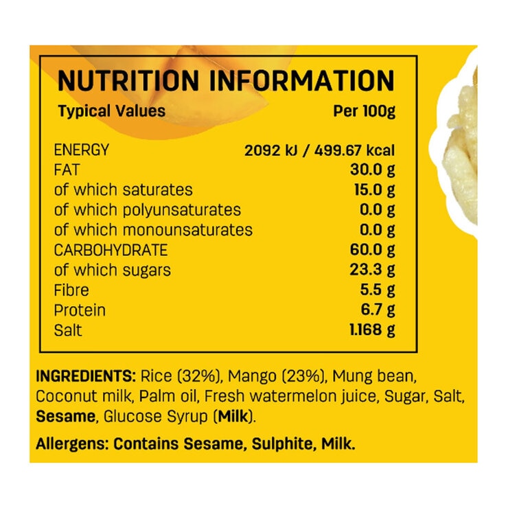Ingredients and Nutritional Information