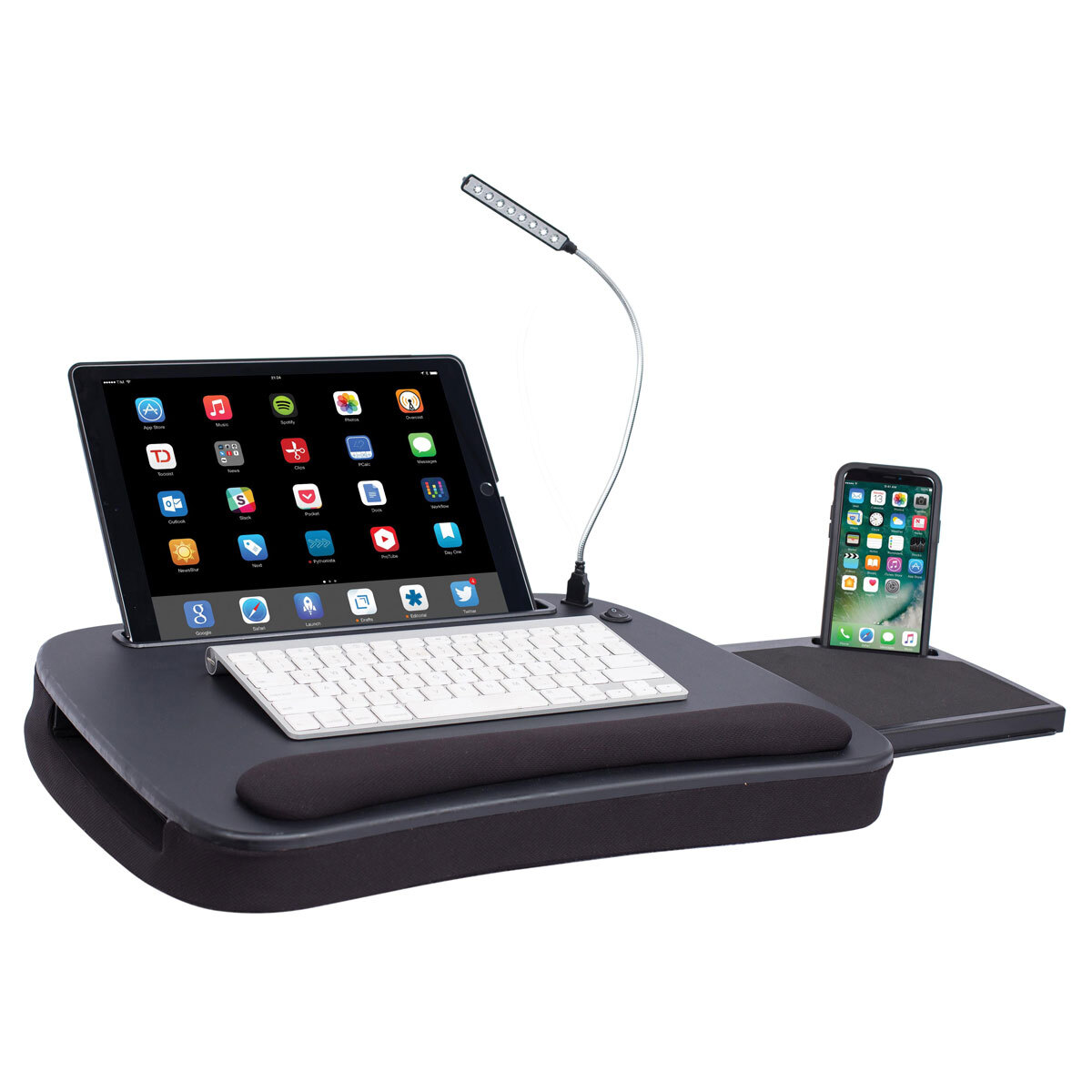 Memory Foam Lap Desk with Usb