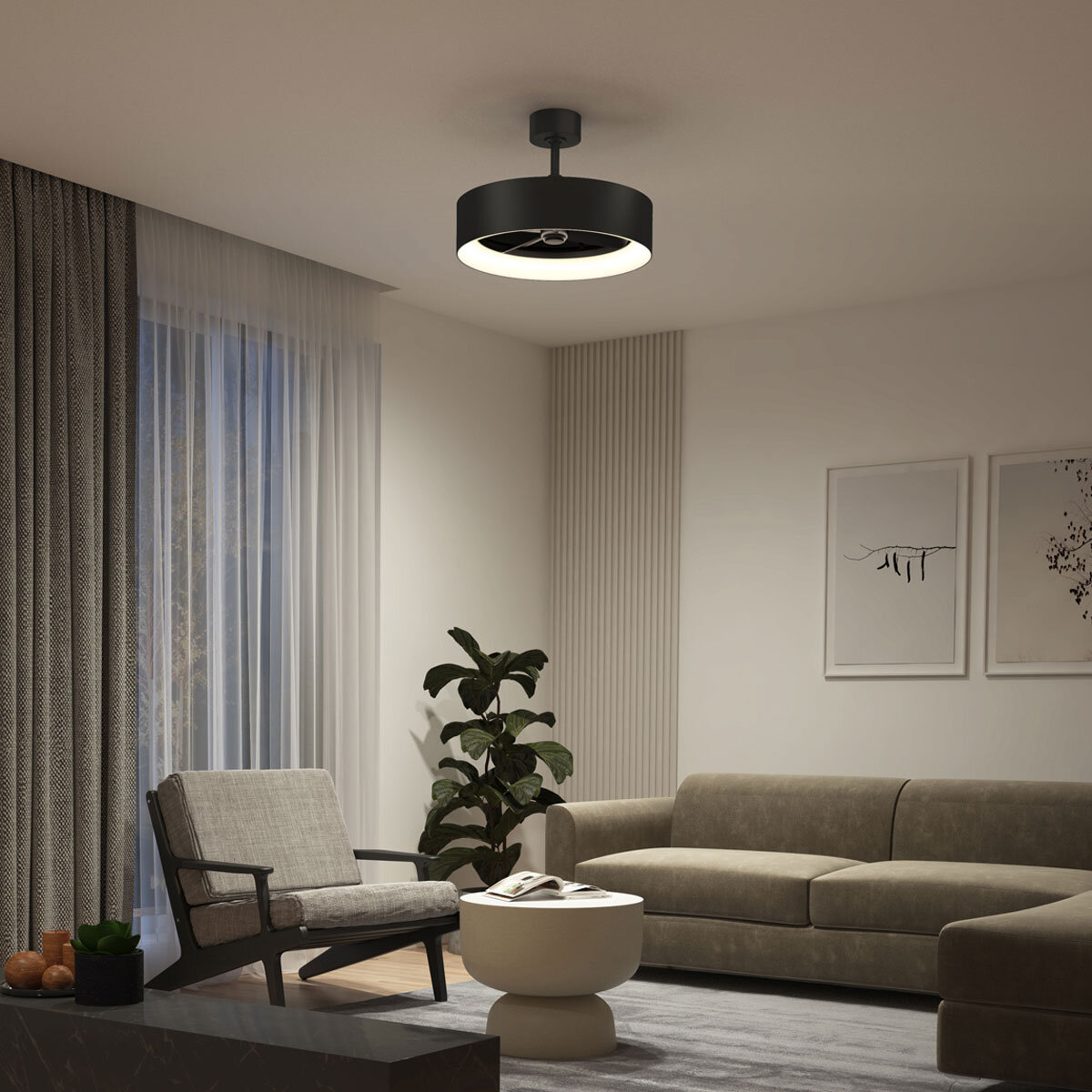 Artika Aiden 24" (61cm) Fan Light with Remote Control