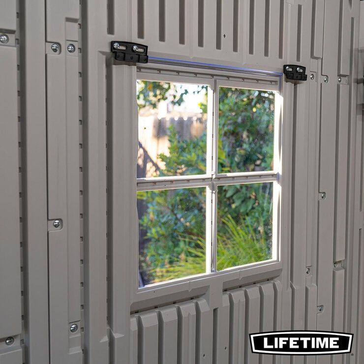 Lifetime 8ft x 20ft (2.4 x 6.1m) Storage Shed - Model 60470