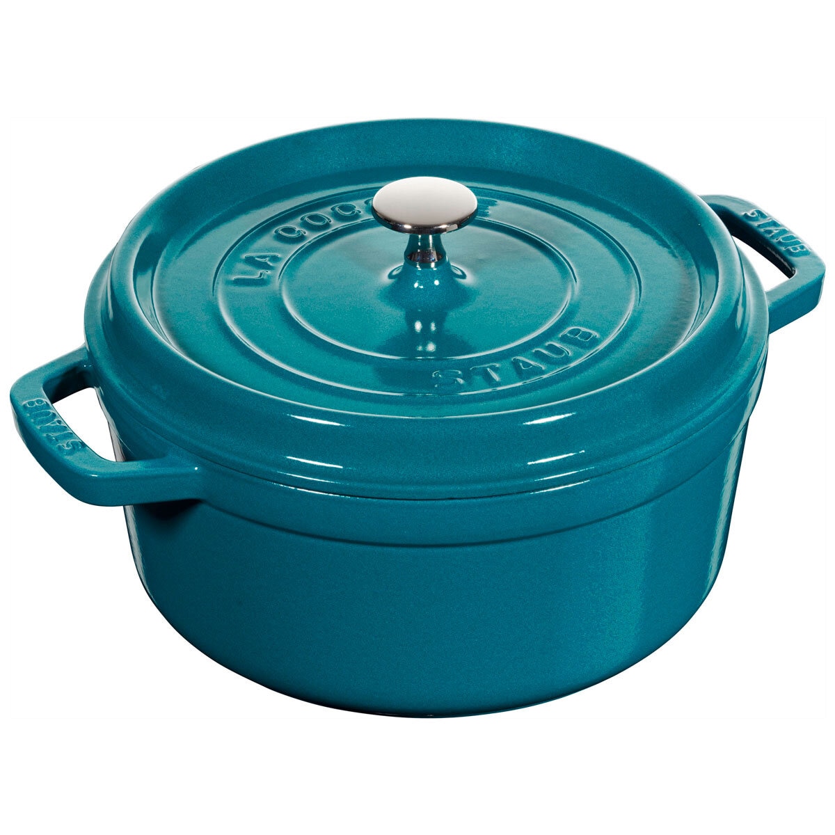 Staub 26cm Round Cast Iron Cocotte in 2 Colours