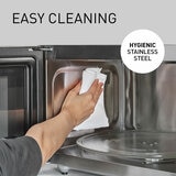 Lifestyle image of Panasonic Combination Microwave easy to clean