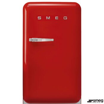 Smeg FAB10HRRD5, Retro Home Bar Fridge, E Rated in Red