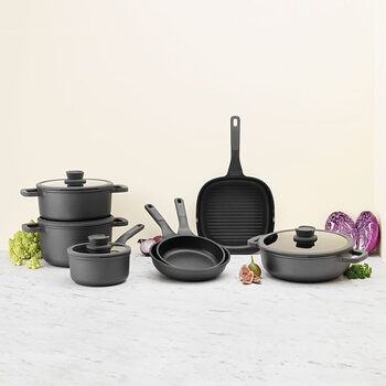 BergHOFF Leo Non-Stick Cookware Set, 11 Piece