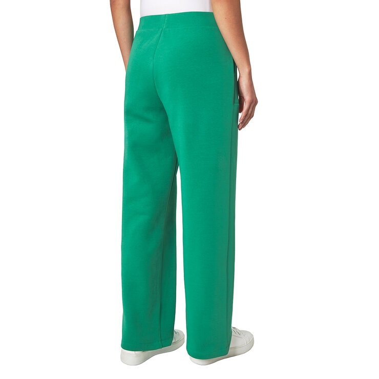 Mondetta Ladies Ribbed Wide Leg Trousers in Green - Size L Mondetta Ladies Ribbed Wide Leg Trousers in Green - Size L
