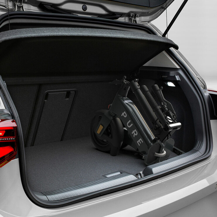 Pure Flex Folding Electric Scooter Charcoal Grey