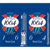 Kronenbourg 568ml Can packaging template