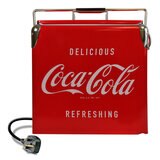Coca-Cola Retro Ice Chest Cooler with Bottle Opener