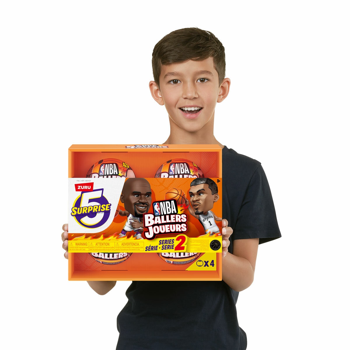 5 Surprise NBA Ballers Series 2 4 PACK by ZURU (3+ Years)