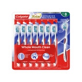 Colgate Total Advanced Whitening Toothbrush, 8 Pack in 2 Varieties