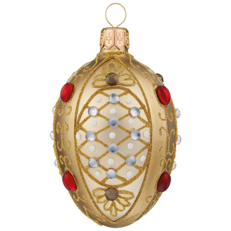 Buy Red & Gold Glass Ornaments Lifestyle2 Image at Costco.co.uk