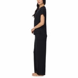 Carole Hochman 3 Piece Pyjama Set In Black
