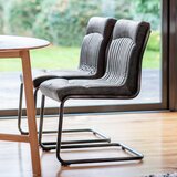 Gallery Capri Ebony Leather Dining Chair