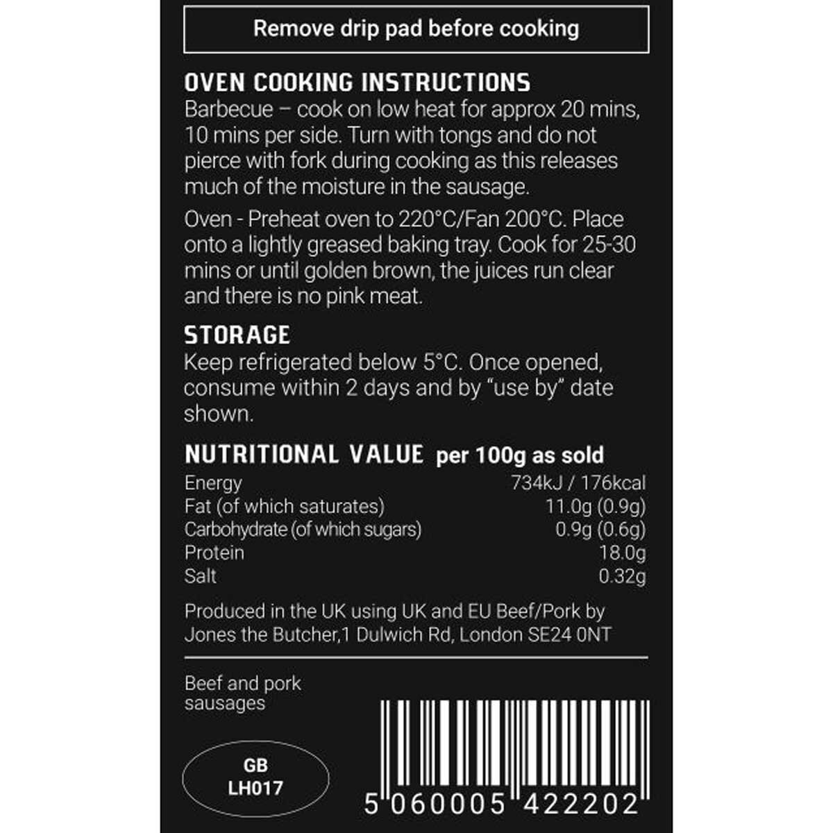 The Pickled Porcupine Boerewors Sausages, 3 x 300g