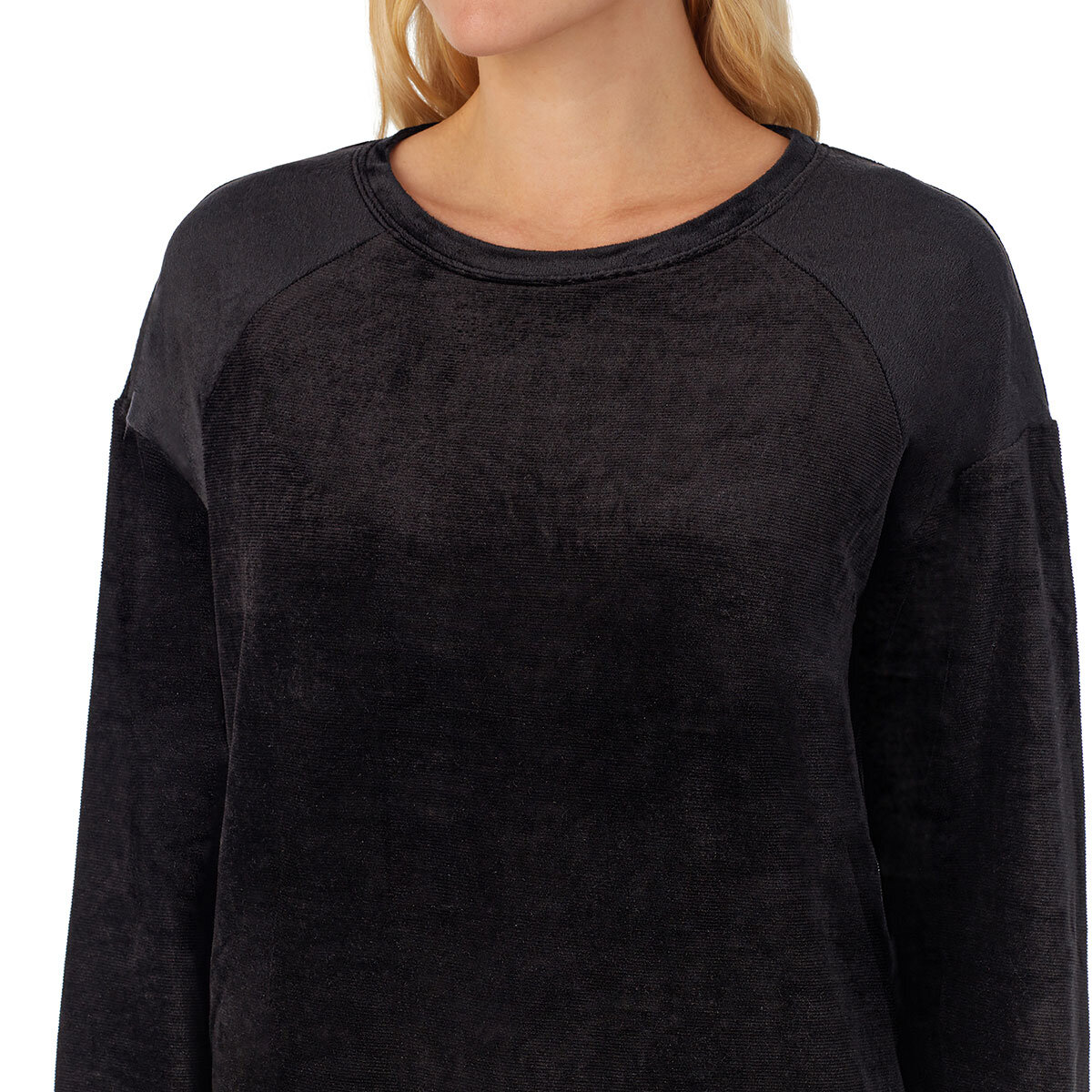 Carole Hochman Ladies Lounge Set in Black, Large