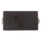Samuel Groves Britania Cast Iron Double Burner Griddle, 45 x 25 cm