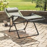 Timber Ridge Zero Gravity Folding Lounger with Side Table