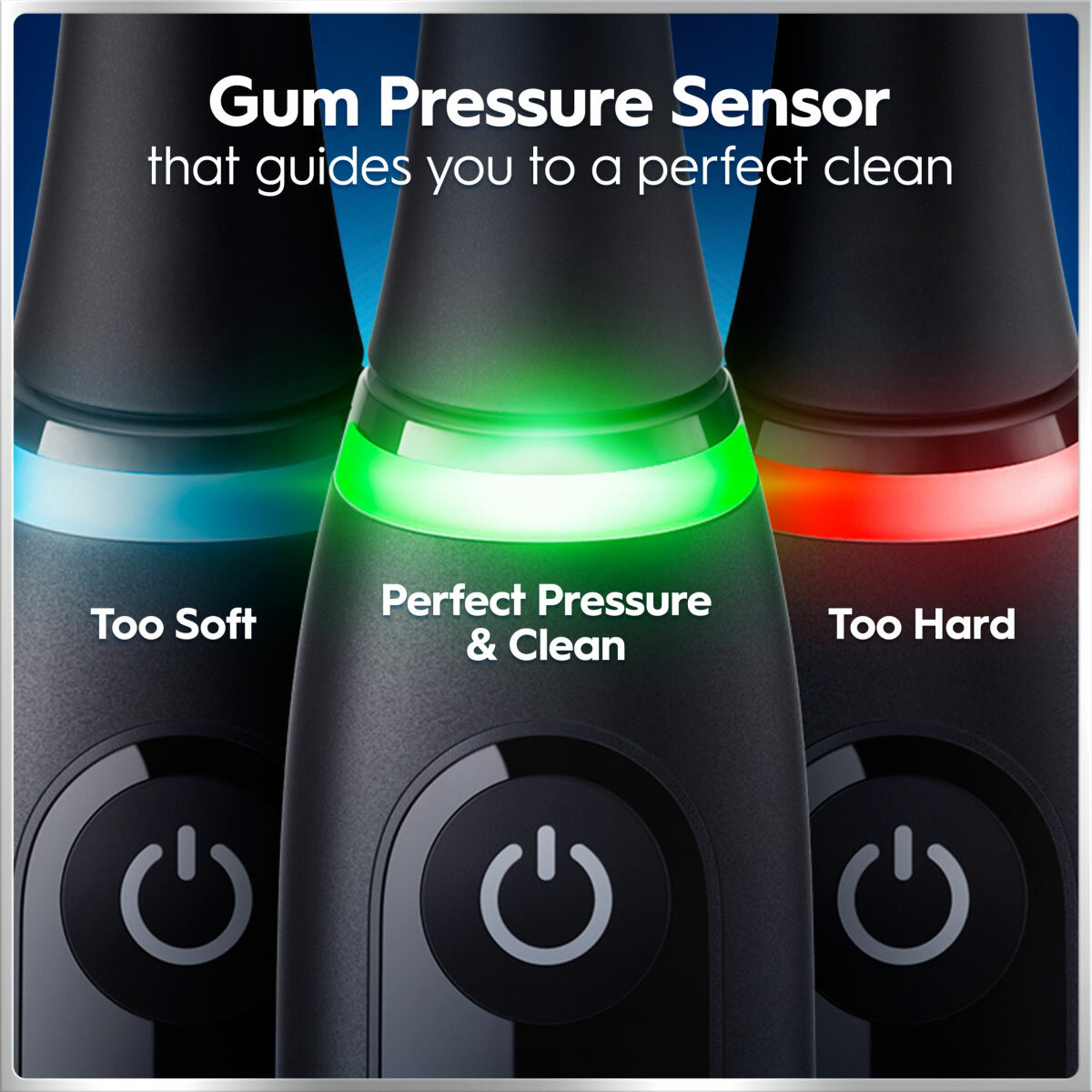 Lifestyle image of gum pressure sensor