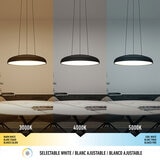 Artika Flint Pendant LED Light in Black