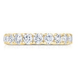 2.00ctw Round Brilliant Cut Diamond Eternity Ring, 18ct Yellow Gold