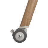 Tutti Bambini CoZee Air Bedside Rocking Crib, Walnut & Ecru