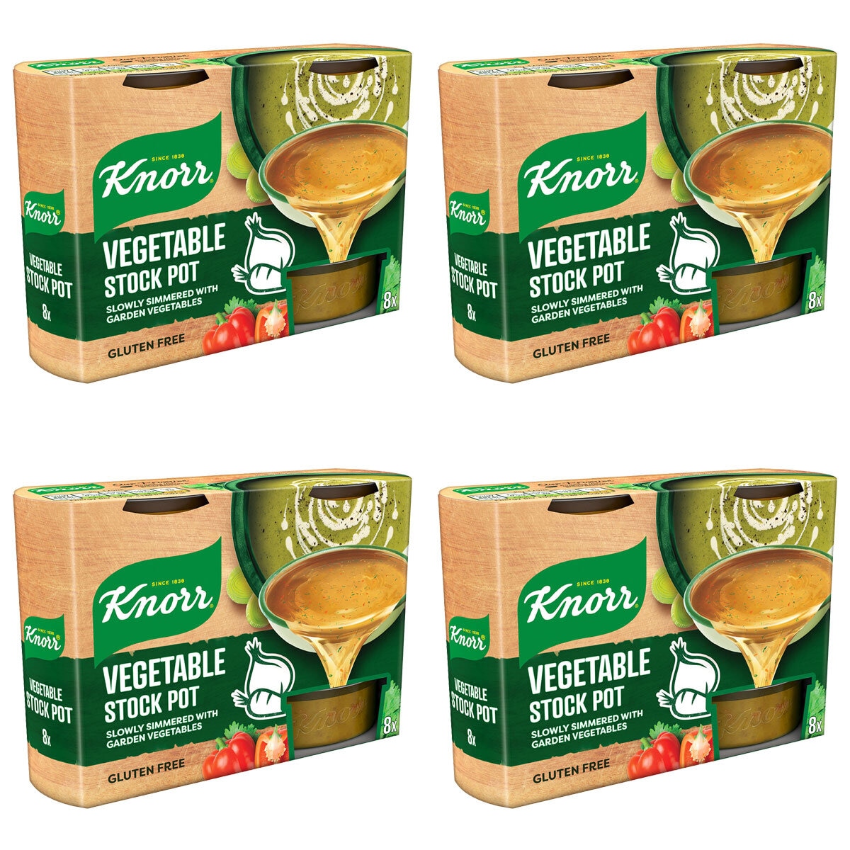 Knorr Vegetable Stock Pot, 4 x 8 x 28g Costco UK