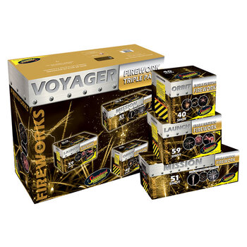 Voyager Triple Pack Single Ignition Fireworks