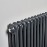 Ultraheat Anthracite 3 Column Radiator in Four Sizes