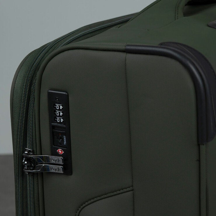 Rock Vitality Softshell Suitcase 4pc set in Khaki