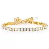 Yellow Gold 5ctw Tennis Bracelet