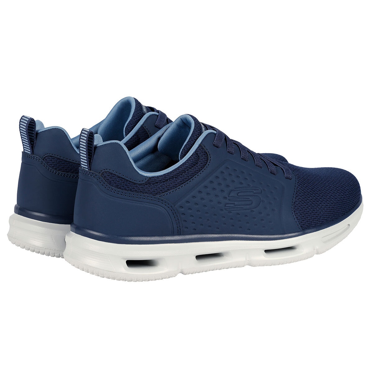 Skechers Men's Glide Lite Trainer in Navy, Size 9