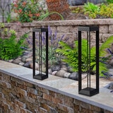 Prismax Solutions Solar Pathway Bollard Light 2 Pack