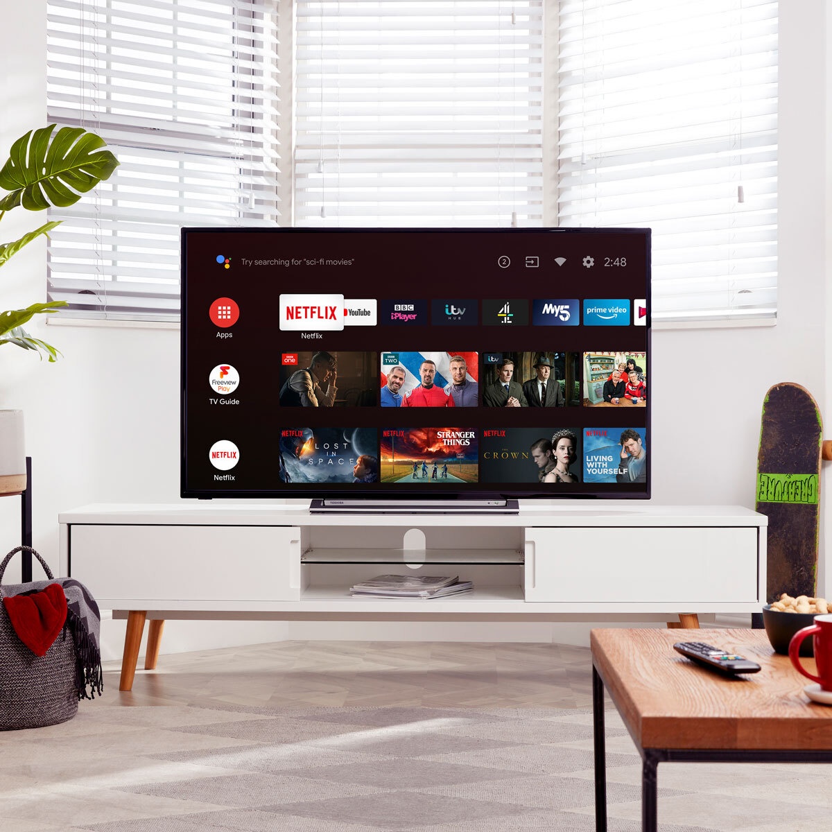 Toshiba 65UA3A63DB 65 Inch 4K Ultra HD Smart Android TV Costco UK