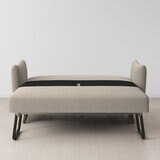 Swyft Model 08 Light Grey Linen Double Sofa Bed