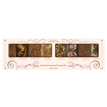 House Of Dorchester Festive Chocolate Bars, 8 x 80g