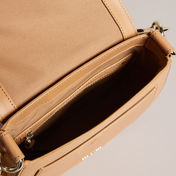 Ted Baker Darcell Crossbody Satchel in Taupe