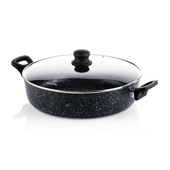 Westinghouse Low Non-Stick Casserole with Lid, 32cm