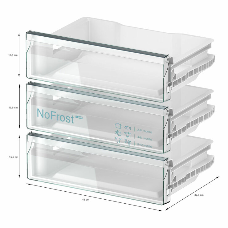 Bosch Series 4, GUN21VFE0G Built Under Freezer, E Rated