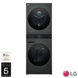 LG WT1210BBTN1, 12kg/10kg, 1400rpm, WashTower Rated in A/A+++ in Black Steel