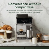 Lifestyle image showing automatic coffee machine